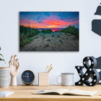 Epic Art 'Cape Cod Sunrise' by Rick Berk, Acrylic Glass Wall Art,16x12