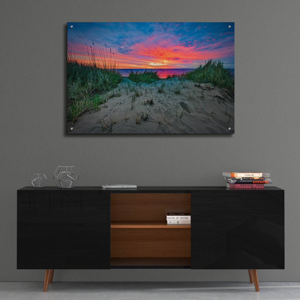 Epic Art 'Cape Cod Sunrise' by Rick Berk, Acrylic Glass Wall Art,36x24