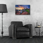 Epic Art 'Bristlecone Sunset' by Rick Berk, Acrylic Glass Wall Art,24x16
