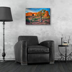 Epic Art 'The Windows' by Rick Berk, Acrylic Glass Wall Art,24x16