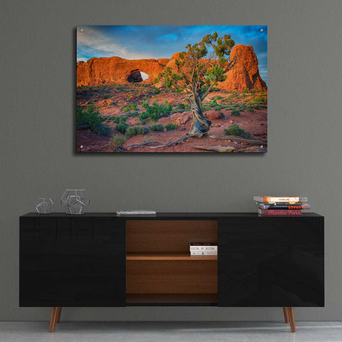 Epic Art 'The Windows' by Rick Berk, Acrylic Glass Wall Art,36x24