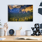 Epic Art 'Tunnel View at Sunset' by Rick Berk, Acrylic Glass Wall Art,16x12