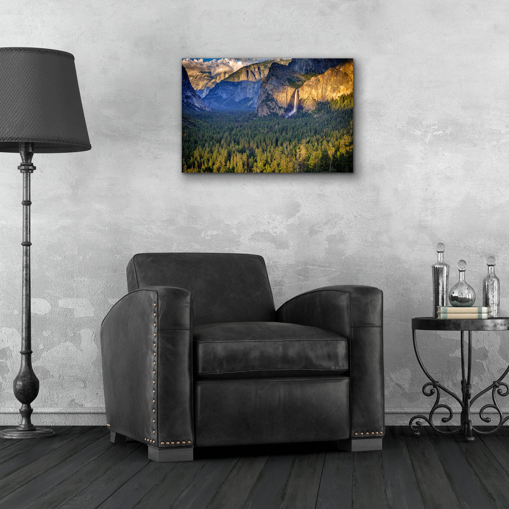 Epic Art 'Tunnel View at Sunset' by Rick Berk, Acrylic Glass Wall Art,24x16