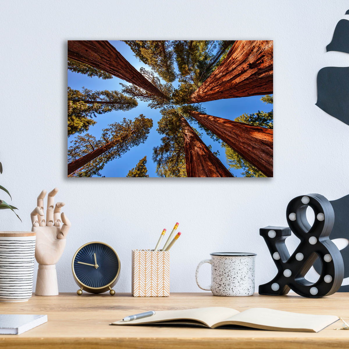 Epic Art 'The Bachelor and the Three Graces' by Rick Berk, Acrylic Glass Wall Art,16x12
