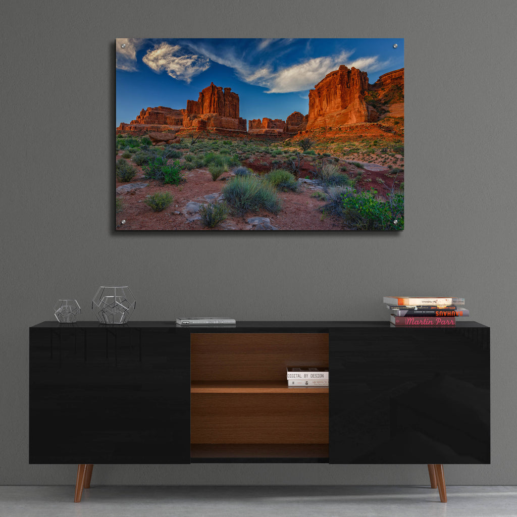 Epic Art 'Morning on Park Avenue' by Rick Berk, Acrylic Glass Wall Art,36x24
