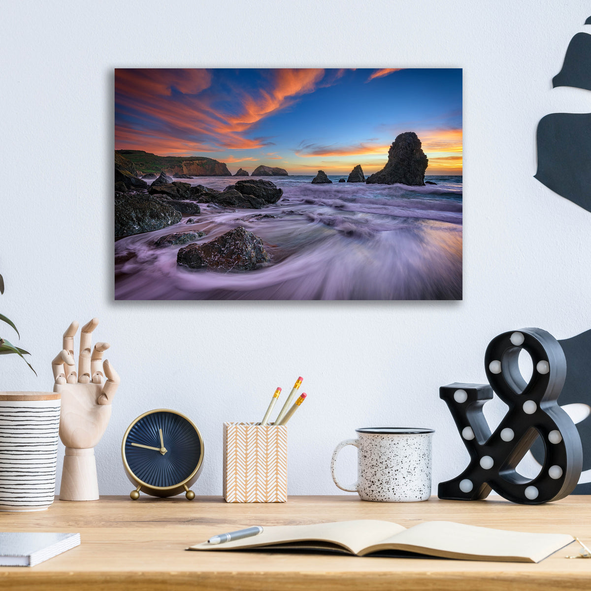 Epic Art 'Marin' by Rick Berk, Acrylic Glass Wall Art,16x12