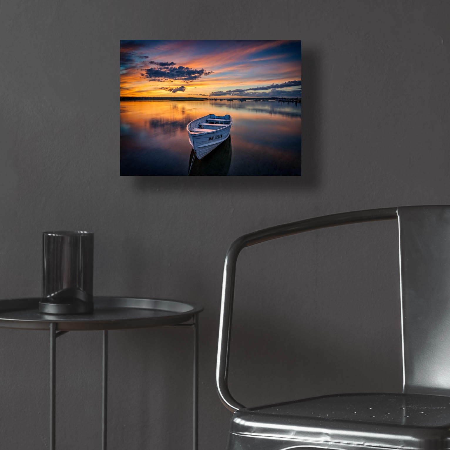 Epic Art 'Sunset at Pine Point' by Rick Berk, Acrylic Glass Wall Art,16x12