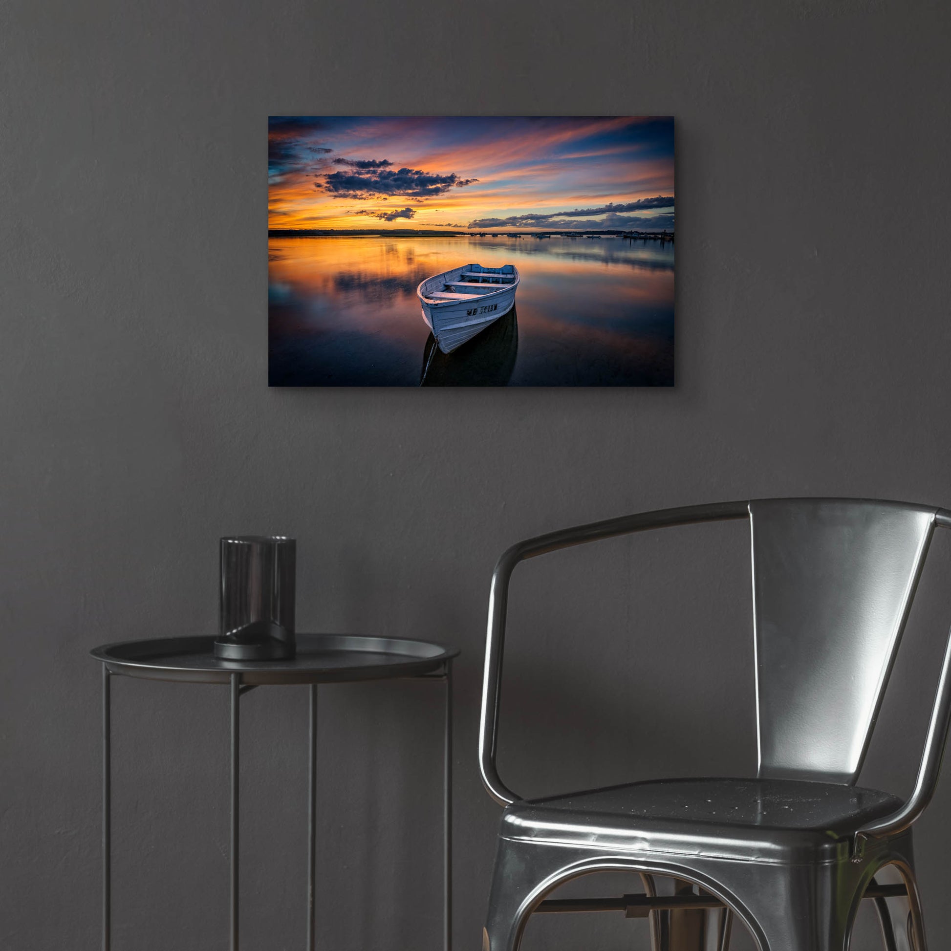 Epic Art 'Sunset at Pine Point' by Rick Berk, Acrylic Glass Wall Art,24x16