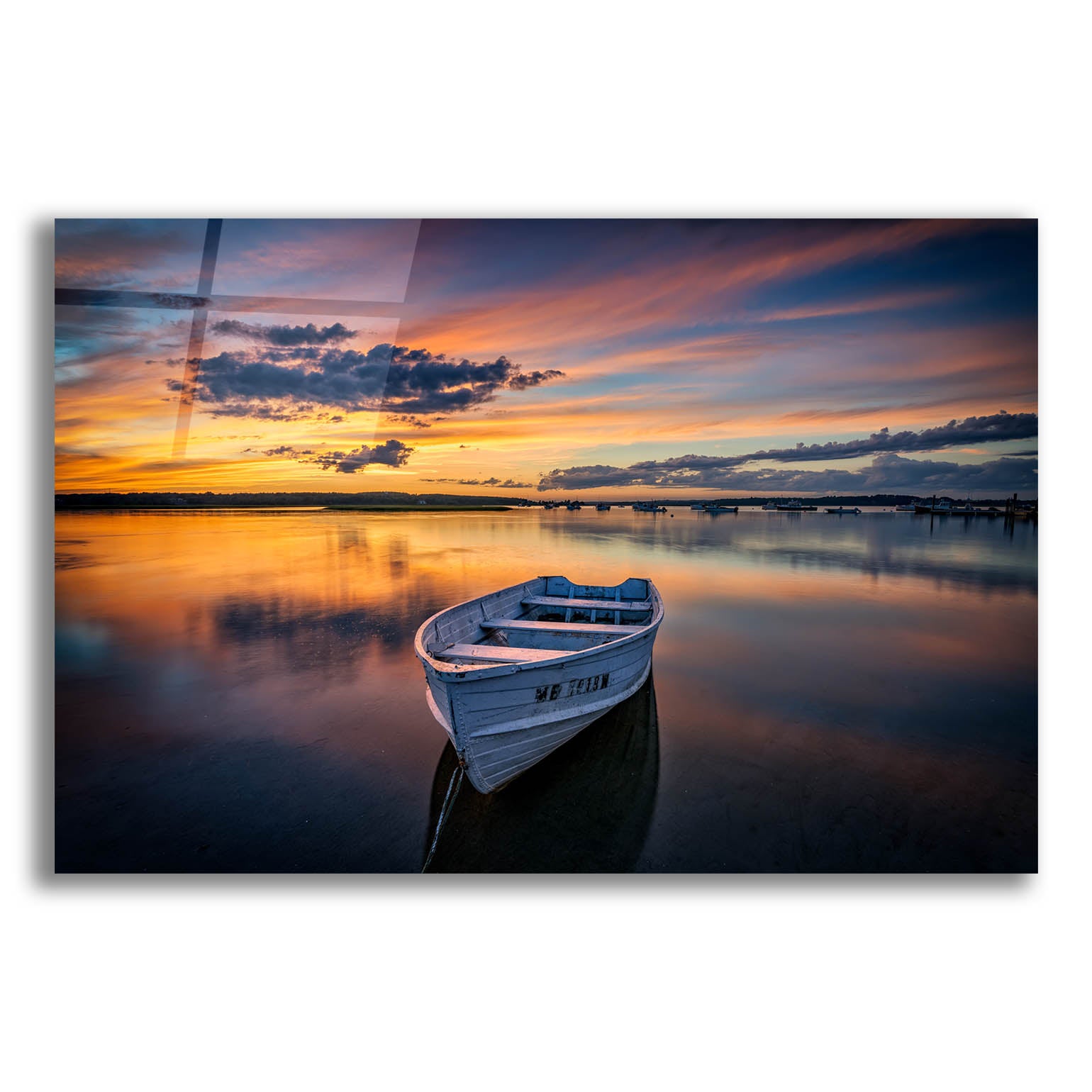 Epic Art 'Sunset at Pine Point' by Rick Berk, Acrylic Glass Wall Art,24x16