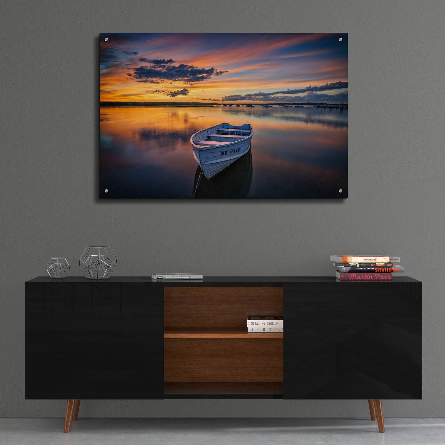 Epic Art 'Sunset at Pine Point' by Rick Berk, Acrylic Glass Wall Art,36x24