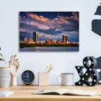 Epic Art 'Boston at Dusk' by Rick Berk, Acrylic Glass Wall Art,16x12