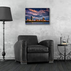 Epic Art 'Boston at Dusk' by Rick Berk, Acrylic Glass Wall Art,24x16