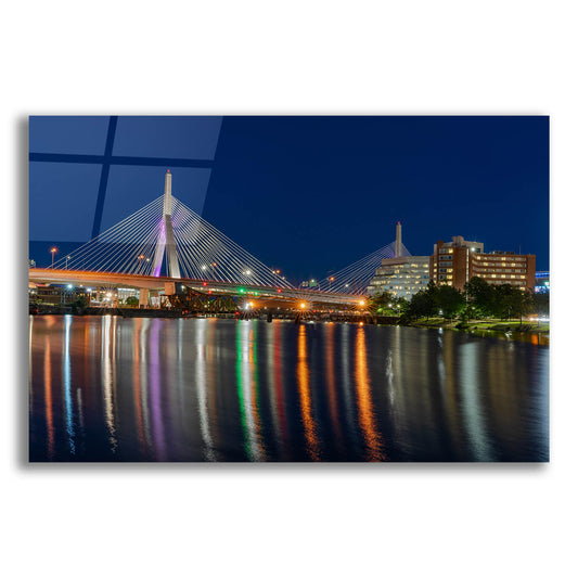 Epic Art 'Zakim Bridge August 26 2020' by Rick Berk, Acrylic Glass Wall Art