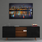 Epic Art 'Kansas City Reflections' by Rick Berk, Acrylic Glass Wall Art,36x24