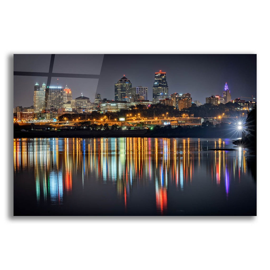 Epic Art 'Kansas City Reflections' by Rick Berk, Acrylic Glass Wall Art