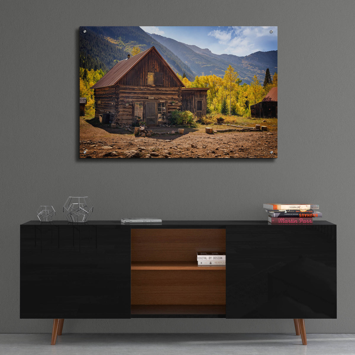 Epic Art 'Crystal City General Store' by Rick Berk, Acrylic Glass Wall Art,36x24