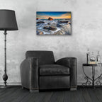 Epic Art 'December Morning on Marginal Way' by Rick Berk, Acrylic Glass Wall Art,24x16
