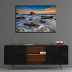 Epic Art 'December Morning on Marginal Way' by Rick Berk, Acrylic Glass Wall Art,36x24