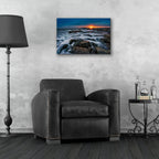 Epic Art 'Sunset Over Vinalhaven' by Rick Berk, Acrylic Glass Wall Art,24x16