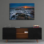 Epic Art 'Sunset Over Vinalhaven' by Rick Berk, Acrylic Glass Wall Art,36x24