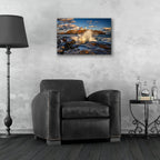 Epic Art 'Sunshine and Spray' by Rick Berk, Acrylic Glass Wall Art,24x16