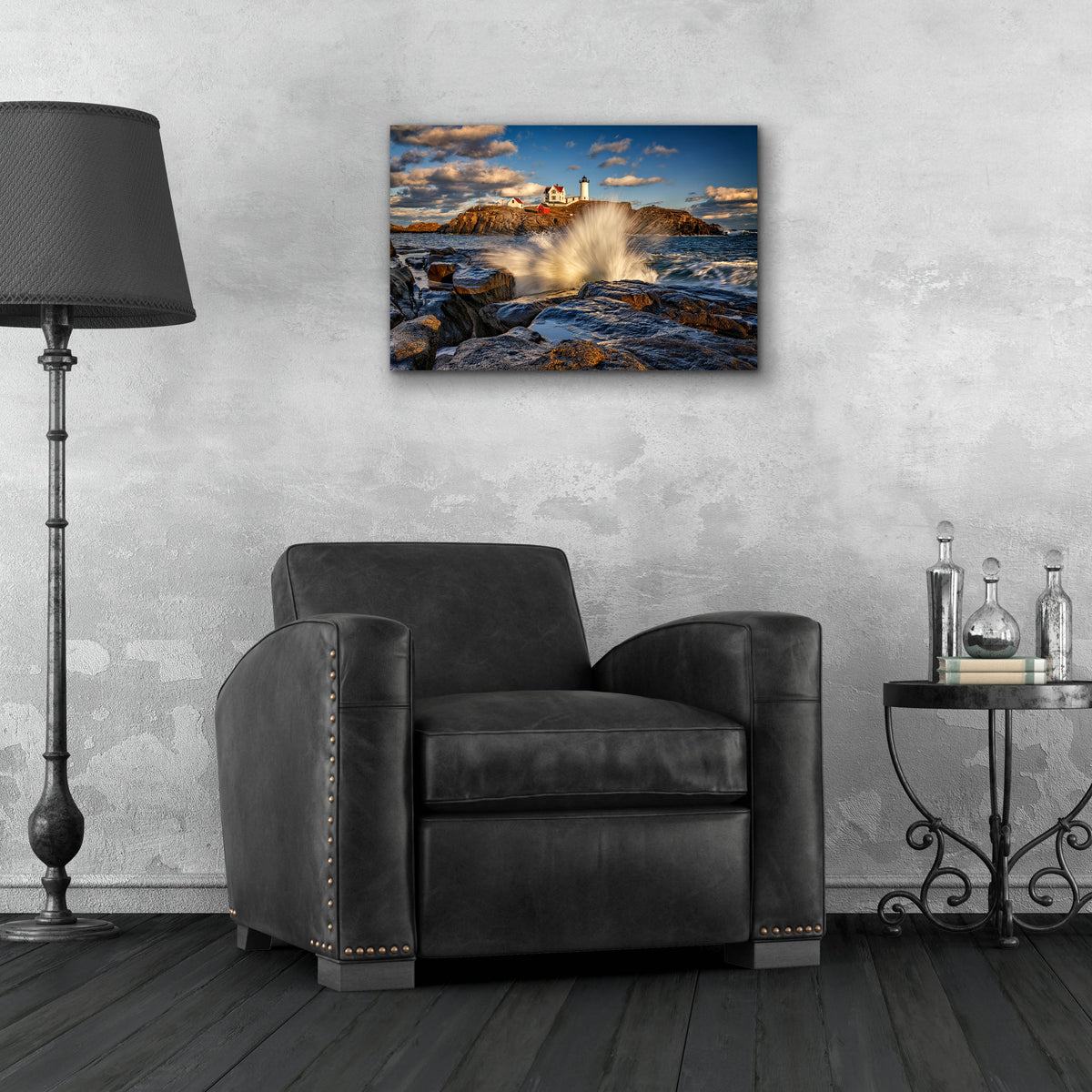 Epic Art 'Sunshine and Spray' by Rick Berk, Acrylic Glass Wall Art,24x16