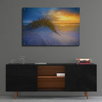 Epic Art 'Sunrise in the Outer Banks Oil Painting' by Rick Berk, Acrylic Glass Wall Art,36x24