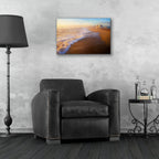 Epic Art 'Beachfront Property Oil Painting' by Rick Berk, Acrylic Glass Wall Art,24x16