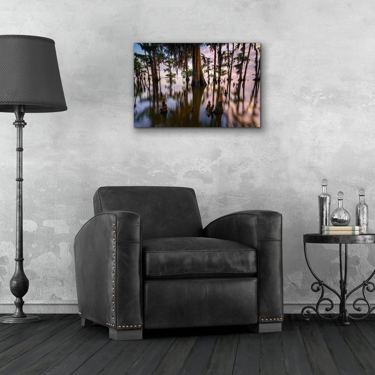 Epic Art 'Maurepas Morning' by Rick Berk, Acrylic Glass Wall Art,24x16