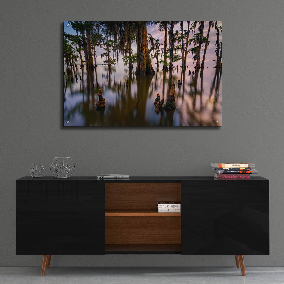 Epic Art 'Maurepas Morning' by Rick Berk, Acrylic Glass Wall Art,36x24