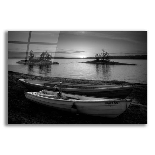 Epic Art 'Spring Sunset Lookout Point BW' by Rick Berk, Acrylic Glass Wall Art