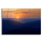 Epic Art 'Shenandoah Sunset' by Rick Berk, Acrylic Glass Wall Art