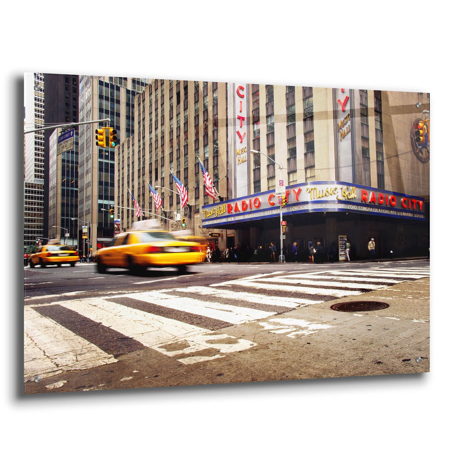 Epic Art 'NYC Radio City' by Nina Papiorek, Acrylic Glass Wall Art,36x24