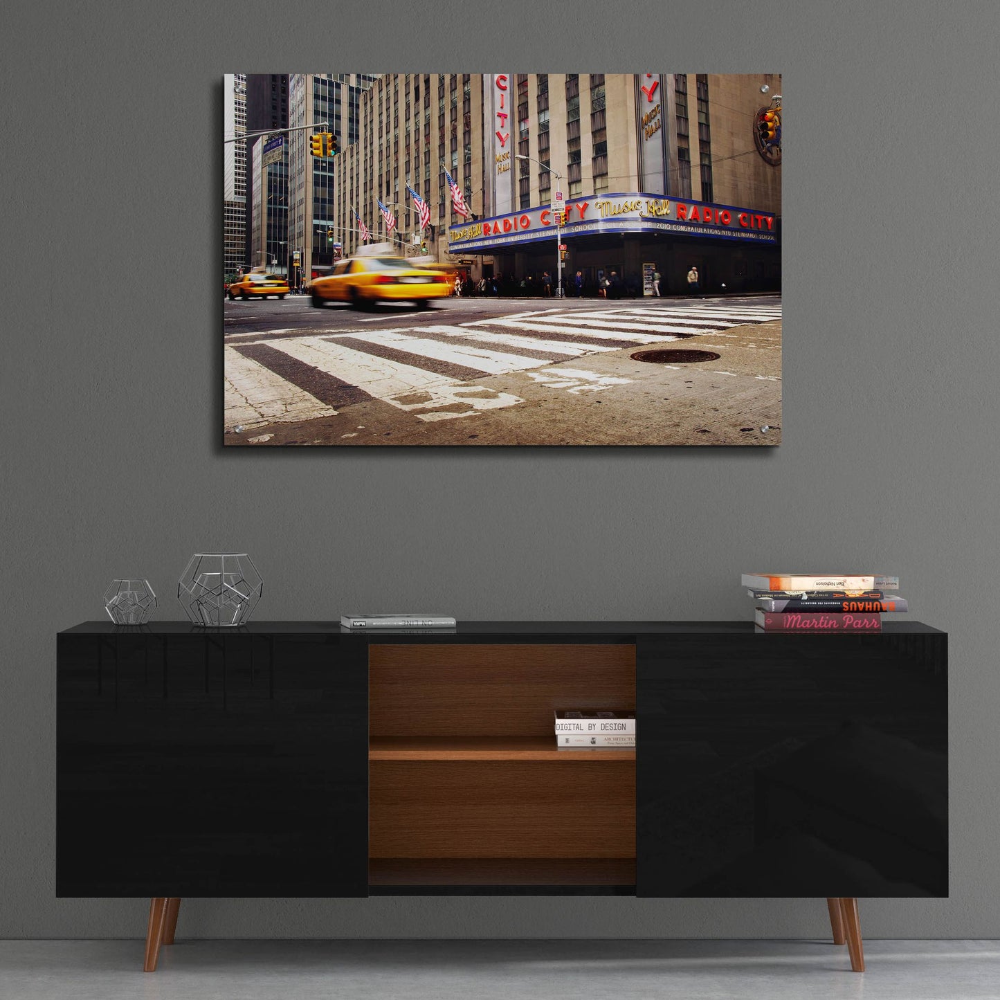 Epic Art 'NYC Radio City' by Nina Papiorek, Acrylic Glass Wall Art,36x24