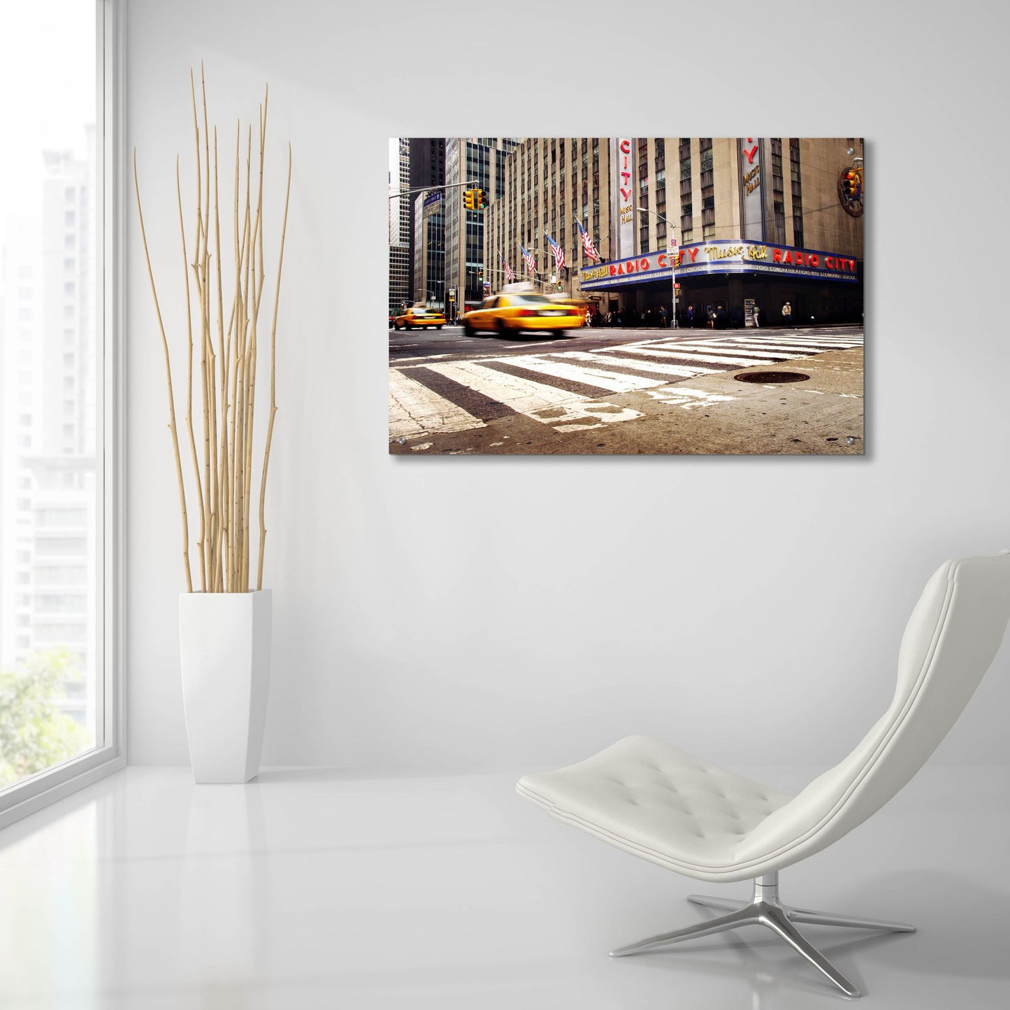 Epic Art 'NYC Radio City' by Nina Papiorek, Acrylic Glass Wall Art,36x24