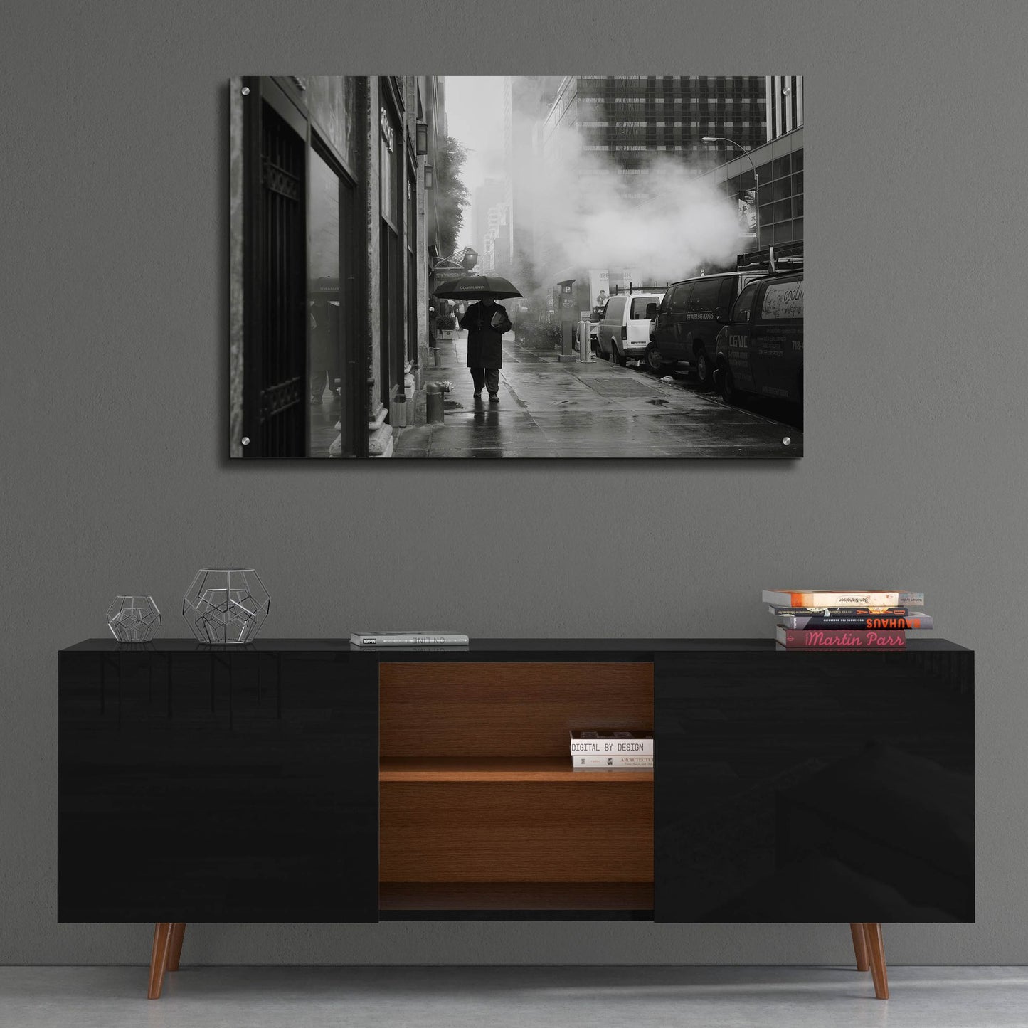 Epic Art 'NYC Rain' by Nina Papiorek, Acrylic Glass Wall Art,36x24