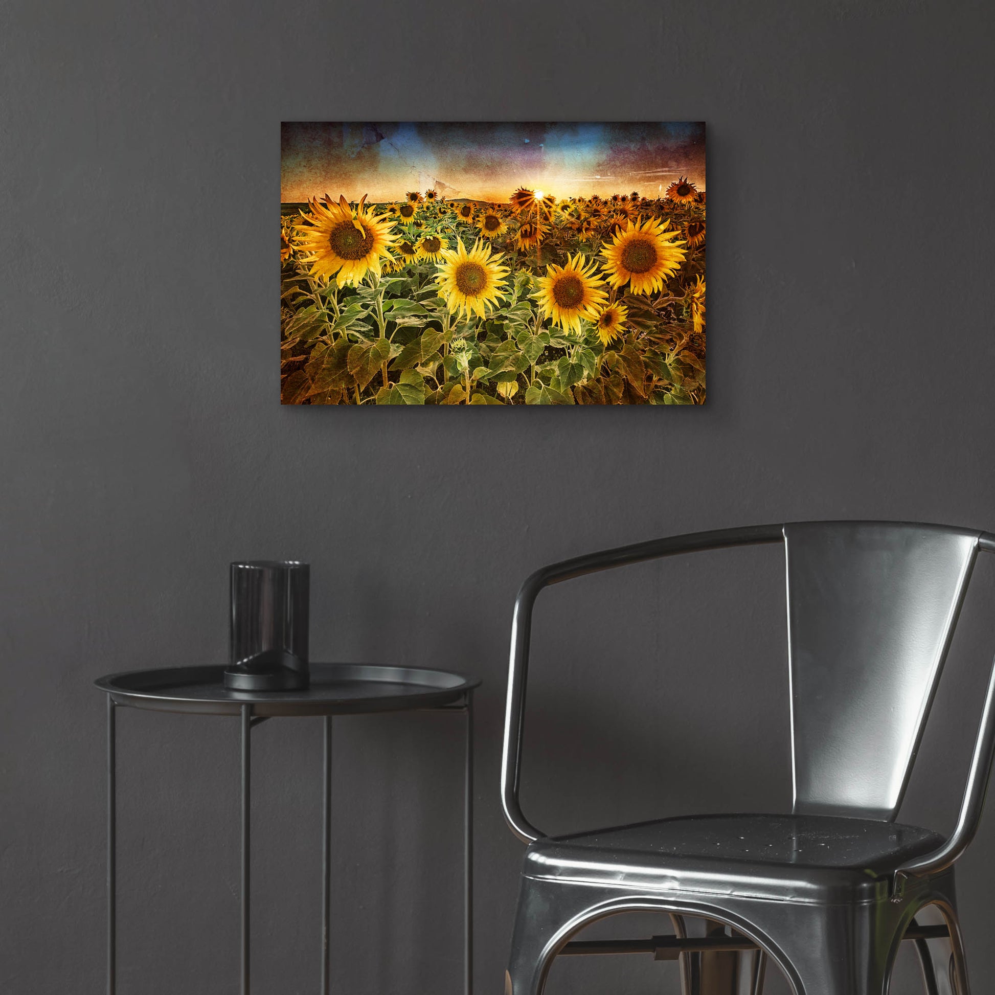 Epic Art 'Aroostook Sunsetre' by Rick Berk, Acrylic Glass Wall Art,24x16