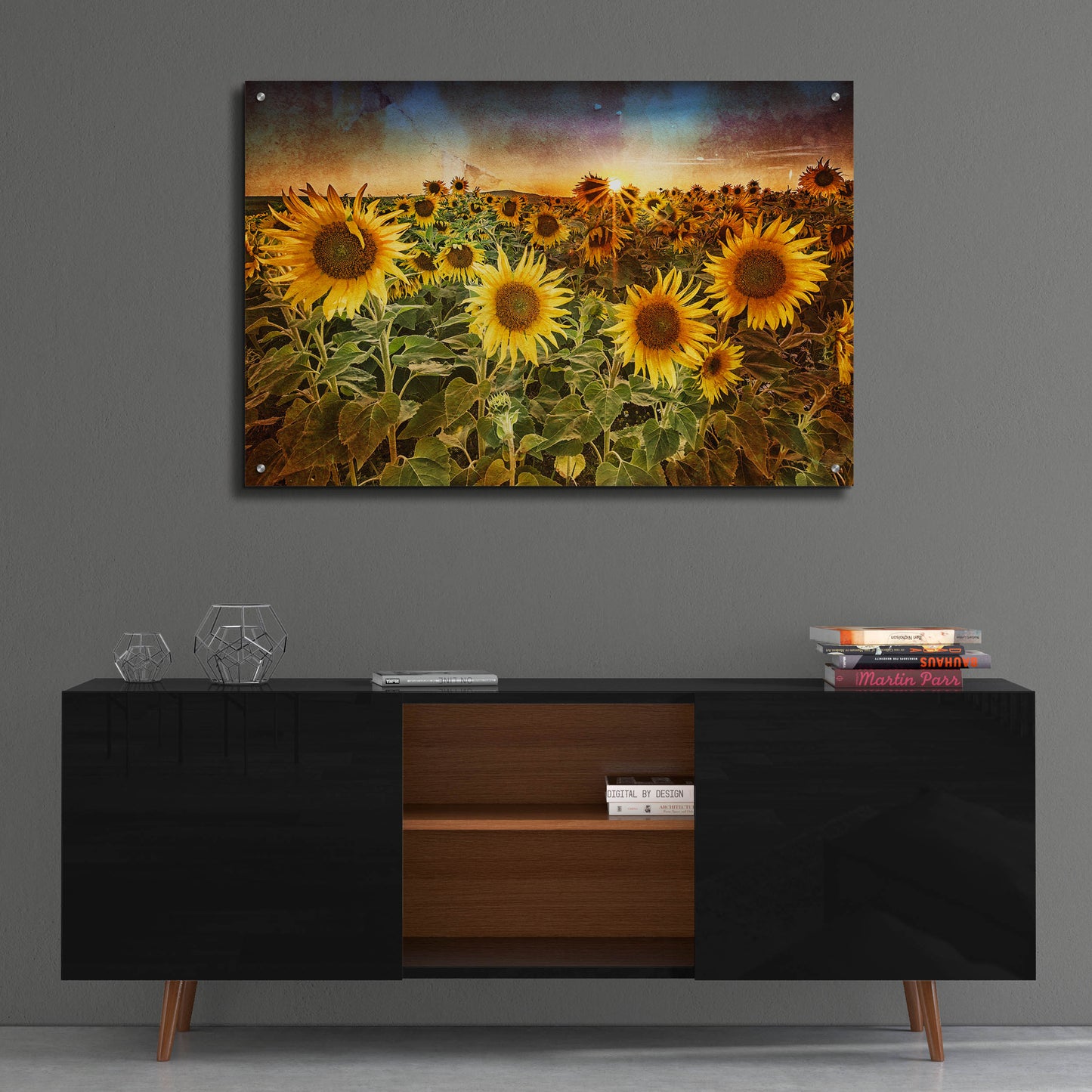 Epic Art 'Aroostook Sunsetre' by Rick Berk, Acrylic Glass Wall Art,36x24