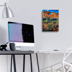 Epic Art 'Skyline Arch' by Rick Berk, Acrylic Glass Wall Art,12x16