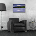 Epic Art 'Mount Hood Reflections' by Rick Berk, Acrylic Glass Wall Art,24x16