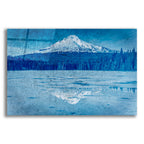 Epic Art 'Mount Hood Reflectionsred' by Rick Berk, Acrylic Glass Wall Art