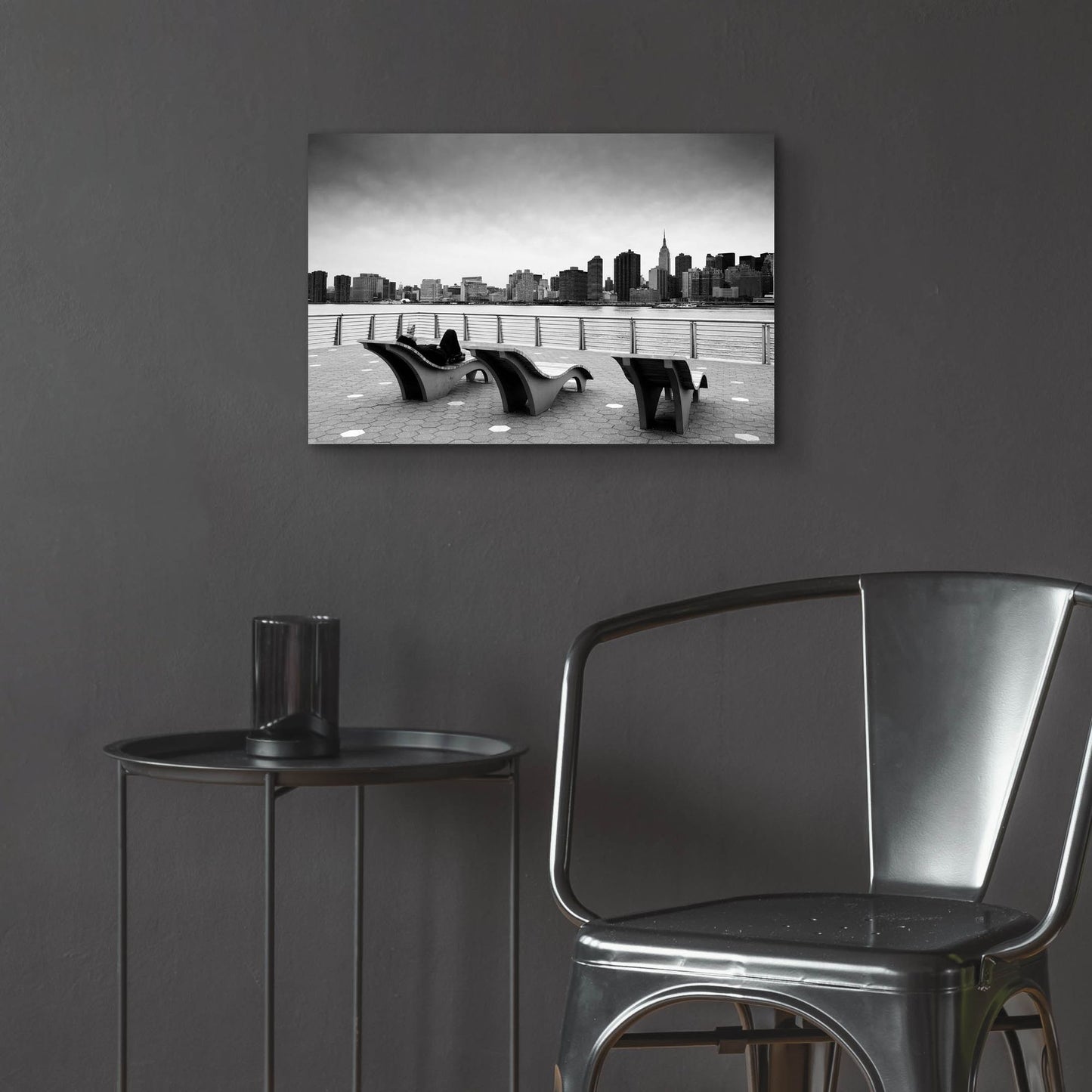 Epic Art 'NYC Relax' by Nina Papiorek, Acrylic Glass Wall Art,24x16