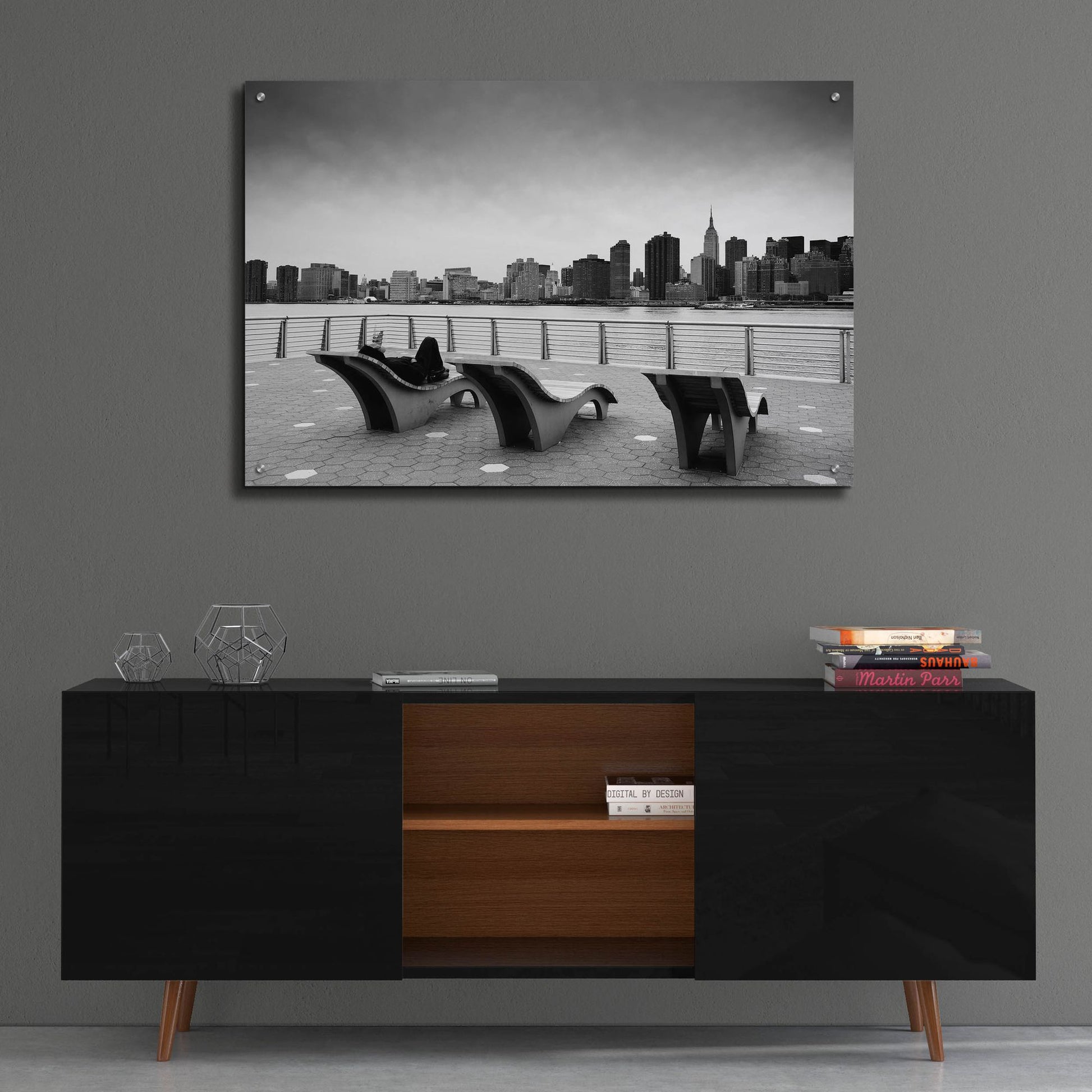 Epic Art 'NYC Relax' by Nina Papiorek, Acrylic Glass Wall Art,36x24