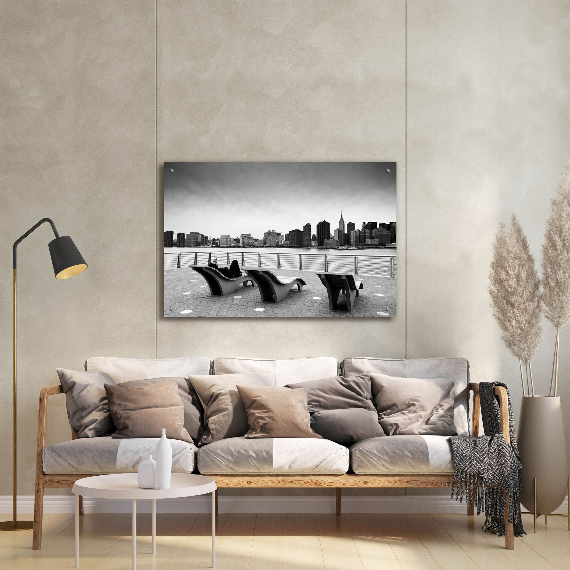 Epic Art 'NYC Relax' by Nina Papiorek, Acrylic Glass Wall Art,36x24