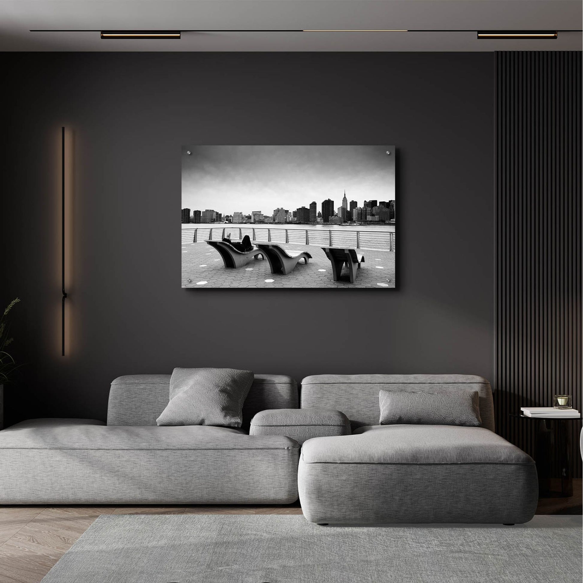 Epic Art 'NYC Relax' by Nina Papiorek, Acrylic Glass Wall Art,36x24