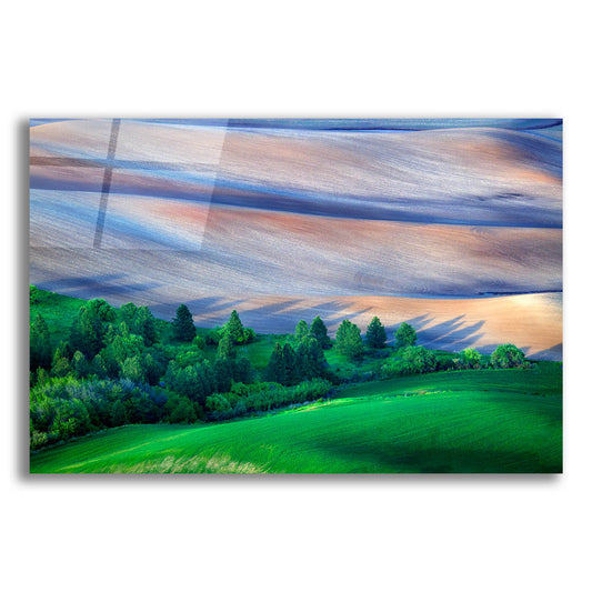 Epic Art 'Palouse Shadows' by Rick Berk, Acrylic Glass Wall Art