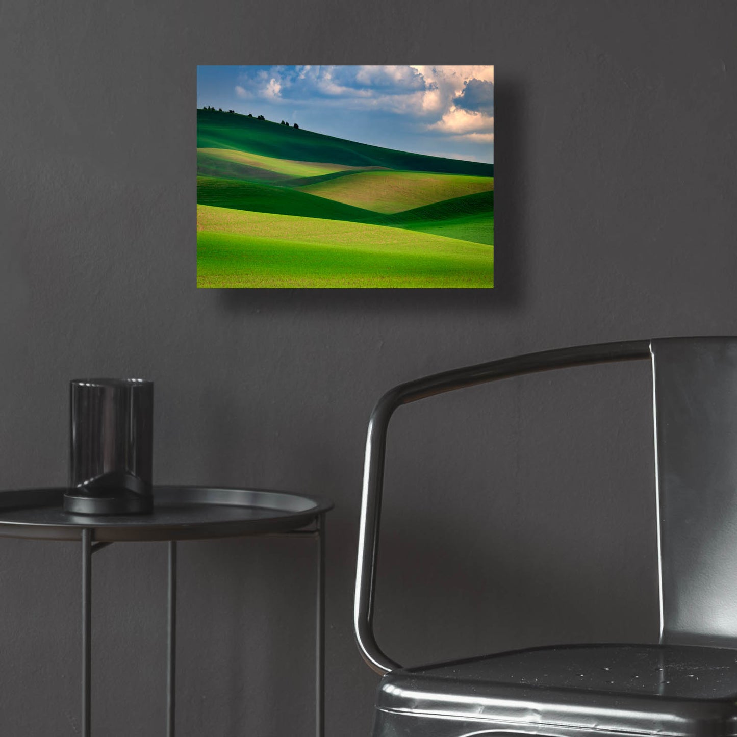 Epic Art 'The Palouse in Light and Shadow' by Rick Berk, Acrylic Glass Wall Art,16x12