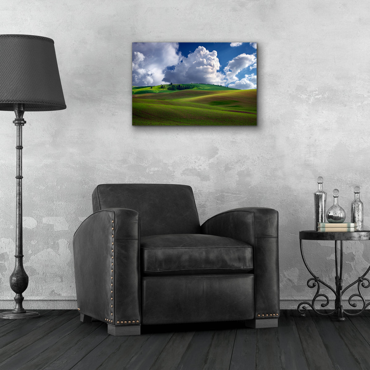 Epic Art 'Afternoon Bliss in the Palouse' by Rick Berk, Acrylic Glass Wall Art,24x16