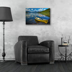 Epic Art 'Afternoon on Lake McDonald' by Rick Berk, Acrylic Glass Wall Art,24x16