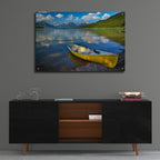 Epic Art 'Afternoon on Lake McDonald' by Rick Berk, Acrylic Glass Wall Art,36x24